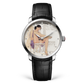 Ulysse Nardin Classico Stainless Steel 40 MM -  Black Leather Strap - White Artistic Dial - 3203-136LE-9C-MANARAD/1A