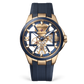 Ulysse Nardin Blast Rose Gold 42 MM - Blue Rubber Strap - Skeleton Dial - 3716-260-3/03