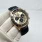 Rolex Yellow Gold Daytona Watch - 40 MM - Oysterflex Strap - Champagne Dial - 116518LN chbkof