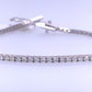 Tennis Bracelet Diamond 2.93ct. Natural Stones 14kt White Gold. 7 inches