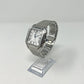 Cartier Santos de Cartier Stainless Steel 39.8 MM (Large Model) - Stainless Steel Bracelet - White Dial - WSSA0018