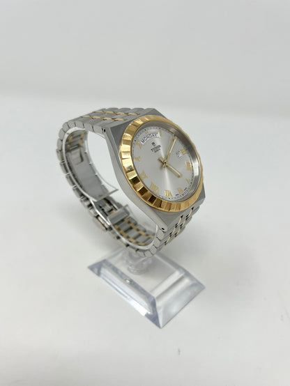 Tudor Royal Stainless Steel  41 MM - Stainless Steel and Yellow Gold Bracelet - Yellow Gold Bezel - Silver Dial - M28603-0001