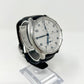 IWC Portugieser Chronograph Steinless Steel 41 MM - Black Leather Strap - Silver Dial - IW371605