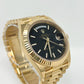 Rolex Presidential Yellow Gold Day-Date 40MM - President Bracelet Watch - Black Index Dial - 228238 bkip