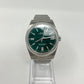 Rolex Stainless Steel Oyster Perpetual no date Watch - 41 MM - Oyster Bracelet - Green Dial - 124300 greio