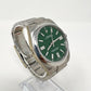 Rolex Stainless Steel Oyster Perpetual no date Watch - 41 MM - Oyster Bracelet - Green Dial - 124300 greio