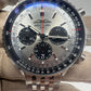 Breitling Navitimer Stainless Steel 43 MM - Stainless Steel Bracelet - Ice Blue Dial -  AB0138241C1A1