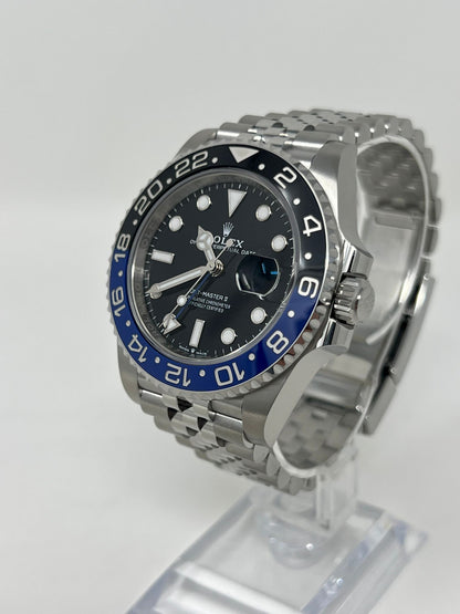 Rolex Batgirl Stainless Steel GMT-Master II Watch - 40 MM - Jubilee Bracelet - Black Dial - 126710BLNR-0002