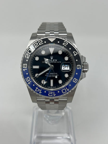 Rolex Batgirl Stainless Steel GMT-Master II Watch - 40 MM - Jubilee Bracelet - Black Dial - 126710BLNR-0002