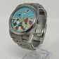 Rolex Stainless Steel Oyster Perpetual Watch - 41 MM - Oyster bracelet - Domed Bezel - Blue Artistic Dial - 124300-0008