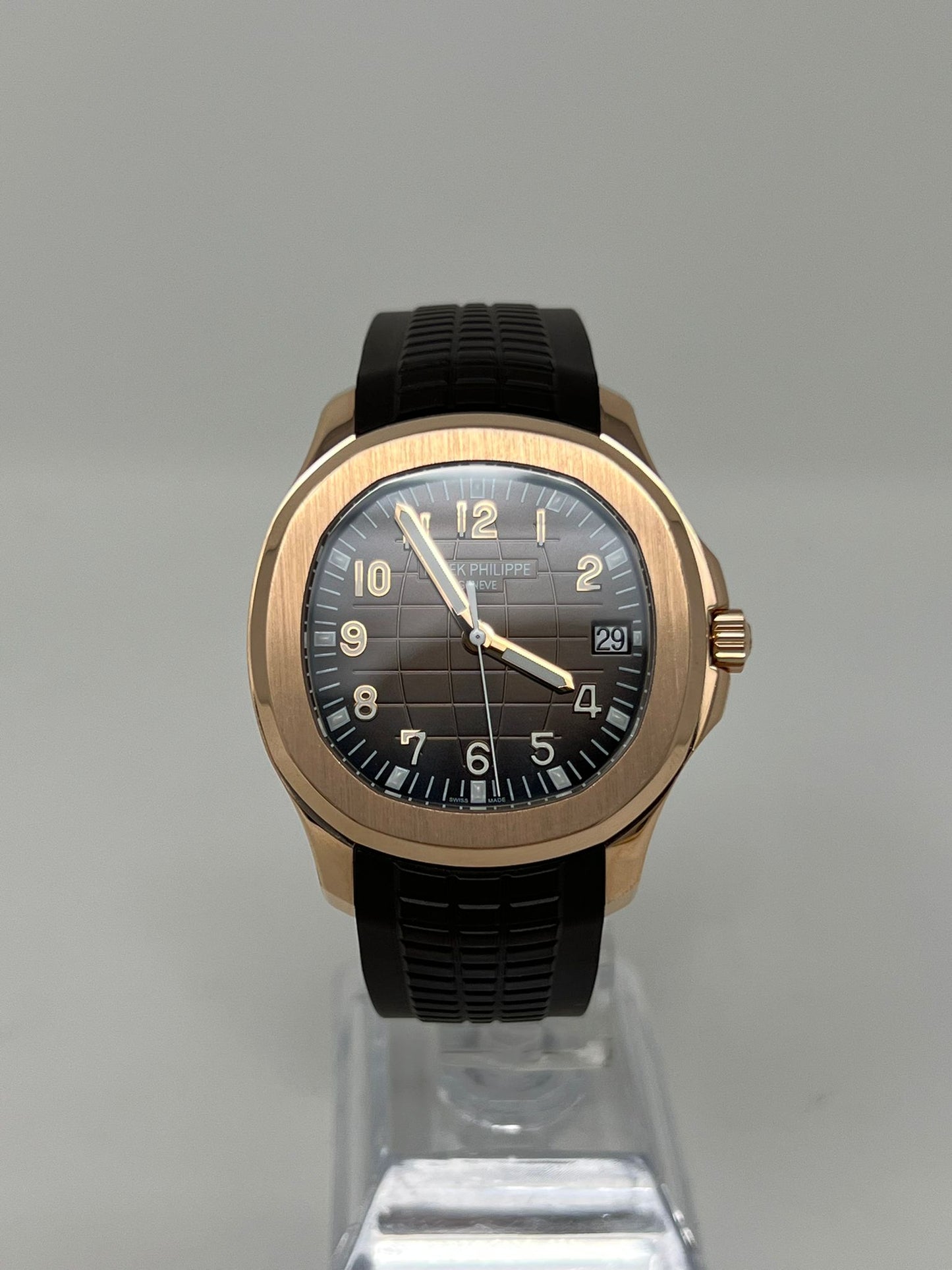 Patek Philippe Aquanaut 18ct Rose Gold 40MM - Embossed Chocolate Brown Dial - 5167R-001