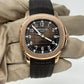 Patek Philippe Aquanaut 18ct Rose Gold 40MM - Embossed Chocolate Brown Dial - 5167R-001