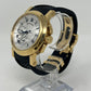 Breguet Marine Chronograph Yellow Gold 42 MM - Black Rubber Strap - Silver Dial - 5827BA/12/5ZU