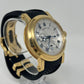 Breguet Marine Chronograph Yellow Gold 42 MM - Black Rubber Strap - Silver Dial - 5827BA/12/5ZU