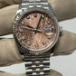 Rolex Stainless Steel And White Gold Datejust - 36 MM - Jubilee Bracelet - Fluted Bezel - Pink Jubilee Diamond Dial - 126234 pjdj