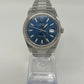 Rolex Stainless Steel and White Gold Datejust 41 Date Watch - 41 MM - Oyster Bracelet - Fluted Bezel - Blue Dial - 126334 blio