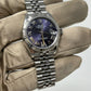 Rolex Steel and White Gold Datejust - 31 MM - Jubilee Bracelet - Fluted Bezel - Aubergine Roman Diamond 6 Dial - 278274 aubdr6j