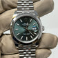 Rolex Stainless Steel Datejust 41 Date Watch - 41 MM - Jubilee Bracelet - Smooth Bezel - Mint Green Dial - 126300 mgij