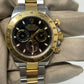 Rolex Yellow Gold And Stainless Steel Daytona 40 MM - Yellow Gold And Stainless Steel Bracelet - Black Dial - 116523 BLK