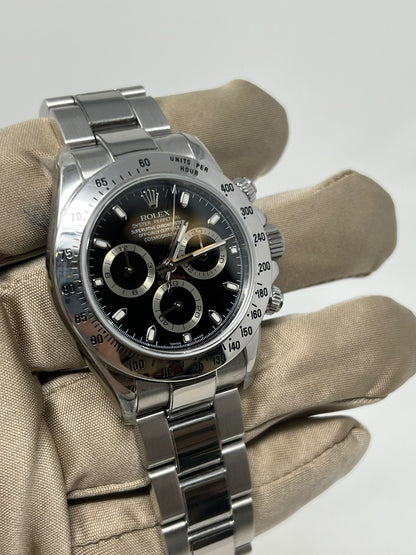 Rolex Oyster Perpetual Daytona Watch - 40 MM - Oyster Bracelet - Black Dial - 116520-0015
