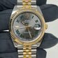 Rolex Stainless Steel and Yellow Gold Datejust 41 MM - Jubilee Bracelet - Fluted Bezel - Wimbledon Dial - 126333 slgrj