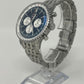 Breitling Navitimer Stainless Steel 46 MM - Stainless Steel Bracelet - Blue Dial - AB0137211C1A1