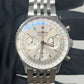 Breitling Navitimer Stainless Steel 41 MM - Stainless Steel Bracelet - Silver Dial - AB0139211G1A1