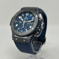 Hublot Big Bang Ceramic 44 MM - Blue Rubber Straps - &nbsp;Blue Dial - 301.CM.710.RX