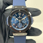 Hublot Big Bang Ceramic 44 MM - Blue Rubber Straps - &nbsp;Blue Dial - 301.CM.710.RX