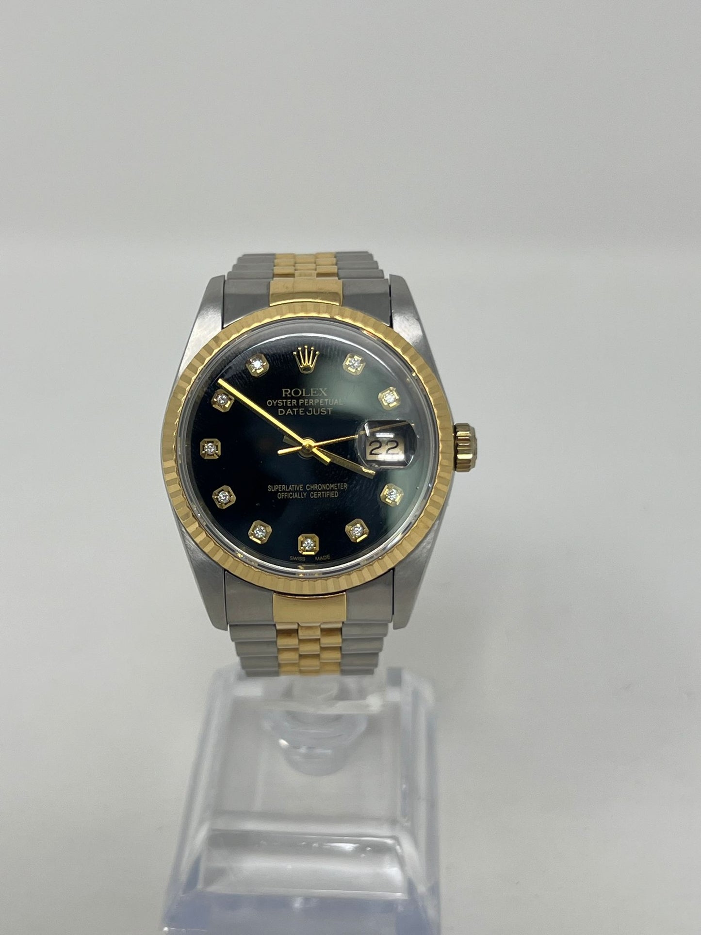 Rolex Datejust - 36 MM - Steel And Yellow Gold - 16233 bkd