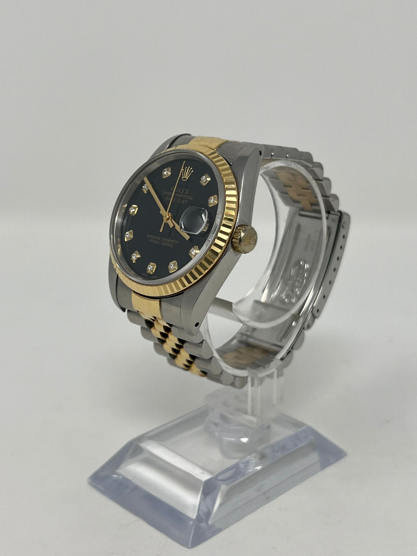 Rolex Datejust - 36 MM - Steel And Yellow Gold - 16233 bkd