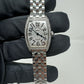 Franck Muller Cintree Curvex Quartz 35 MM- Stainless Steel - White Dial - 1752