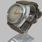 Panerai Radiomir Stainless Steel 45 MM - Dark Brown Alligator Strap - Beige Dial - PAM01350