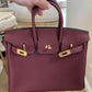 Hermès Birkin 25 &nbsp;- &nbsp;Rouge H Togo leather with Gold hardware