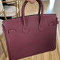 Hermès Birkin 25 &nbsp;- &nbsp;Rouge H Togo leather with Gold hardware