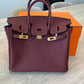 Hermès Birkin 25 &nbsp;- &nbsp;Rouge H Togo leather with Gold hardware