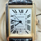 Cartier Tank Solo XL 41 MM - Brown Leather Strap - Rose Gold Bezel - Silver Dial - 3514 / W5200026