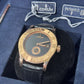 Corum Romvlvs - 41 MM Rose Gold - Black Dial - Black Leather Strap - 02.0002