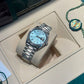 Rolex Day-Date 36 - 36 MM - Platinum - Ice Blue Diamond Dial - 128396TBR-0003