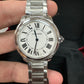 Cartier Ronde Must de Cartier Steel 36 MM - Steel Strap - Silver Dial - WSRN0034