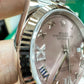 Rolex Stainless Steel And White Gold Datejust - 36 MM - Oyster Bracelet - Fluted Bezel - Pink Jubilee Roman Dial - 126234 pjdo