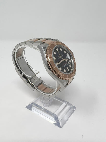Rolex Steel and Everose Gold Yacht-Master  Watch - 40 MM - Oyster Bracelet - Black Dial - 126621-0002