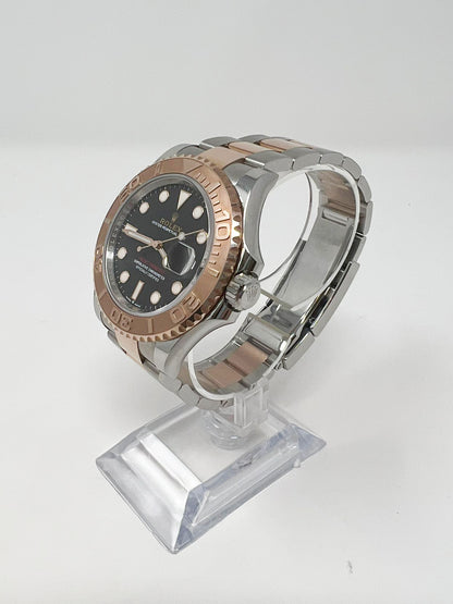 Rolex Steel and Everose Gold Yacht-Master  Watch - 40 MM - Oyster Bracelet - Black Dial - 126621-0002