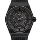 Zenith DEFY Classic - 41 MM - Black Ceramic - Skeleton Dial - Black Rubber Strap - 49.9000.670/77.R782