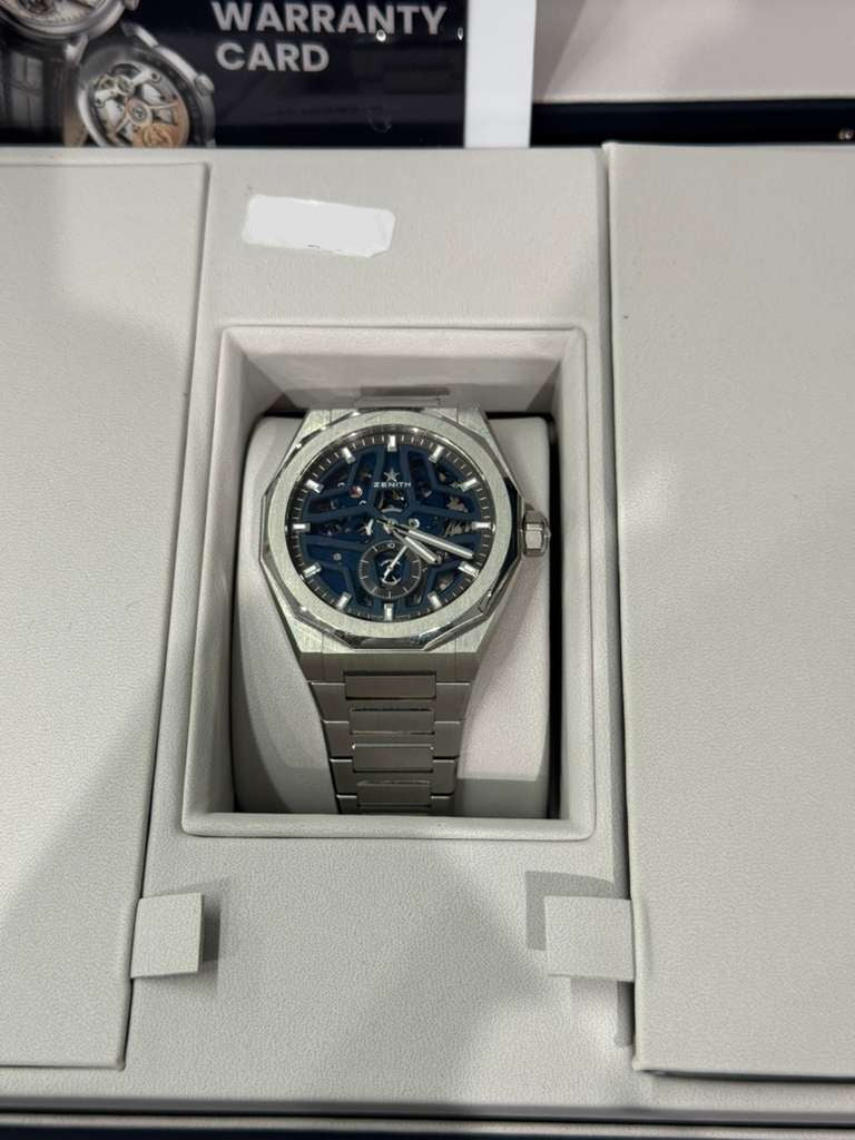 Zenith DEFY Skyline Skeleton - 41 MM - Stainless Steel - Blue Dial - 03.9300.3620/79.I001