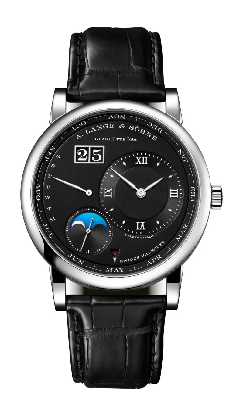 A.Lange & Söhne Lange 1 - Moonphase - 38.5 MM -Platinum - Black Dial - 345.036 E nyc watcher nyc watches