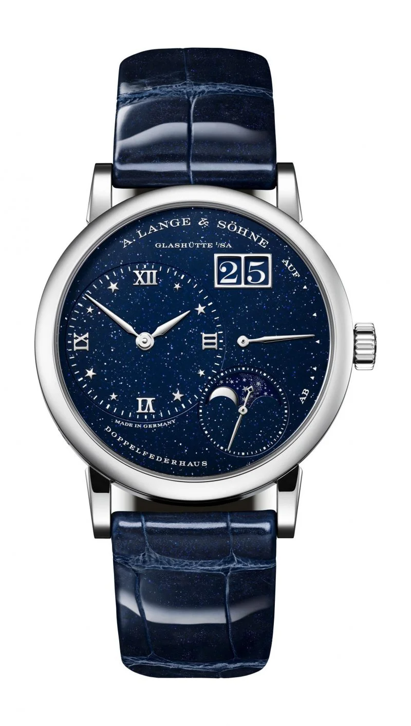 A.Lange & Söhne Lange 1 White Gold 36.8 MM - Blue Leather Strap - Blue Dial - 182.086 nyc watcher nyc watches