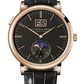 A.Lange & Söhne Saxonia Moonphase Rose Gold 40 MM - Black Leather Strap - Black Dial - 384.031 nyc watcher nyc watches