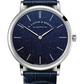 A.Lange & Söhne Saxonia Thin White Gold 37 MM - Blue Leather Strap - Blue Dial - 205.086 nyc watcher nyc watches