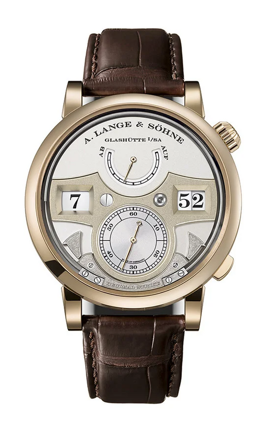 A.Lange & Söhne Zeitwerk - 44.2 MM - Yellow Gold - White Dial - 143.050 nyc watcher nyc watches